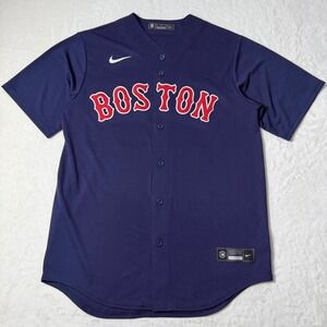 Boston Red Sox Mookie Betts 50 Nike MLB Navy Blue Baseball Jersey Mens Medium